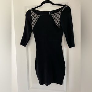Marciano Black Sweater Dress